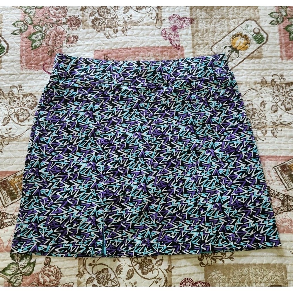 SPORT HALEY Pull On Skort Skirt Womens Stretchy Pocket Summer Skirt Golf Size M